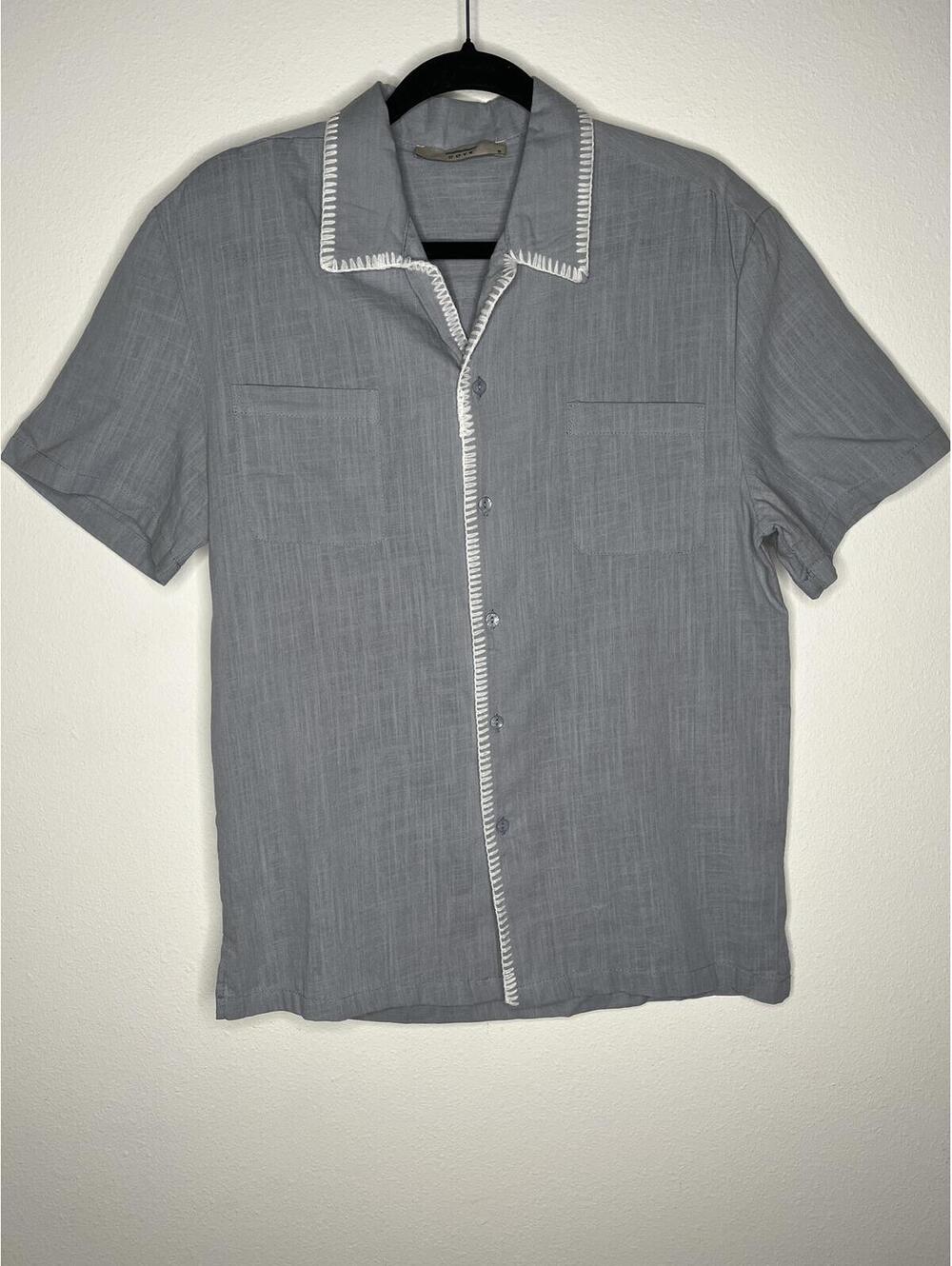 NWOT Cove Men's Blue Button Down Shirt Size Small